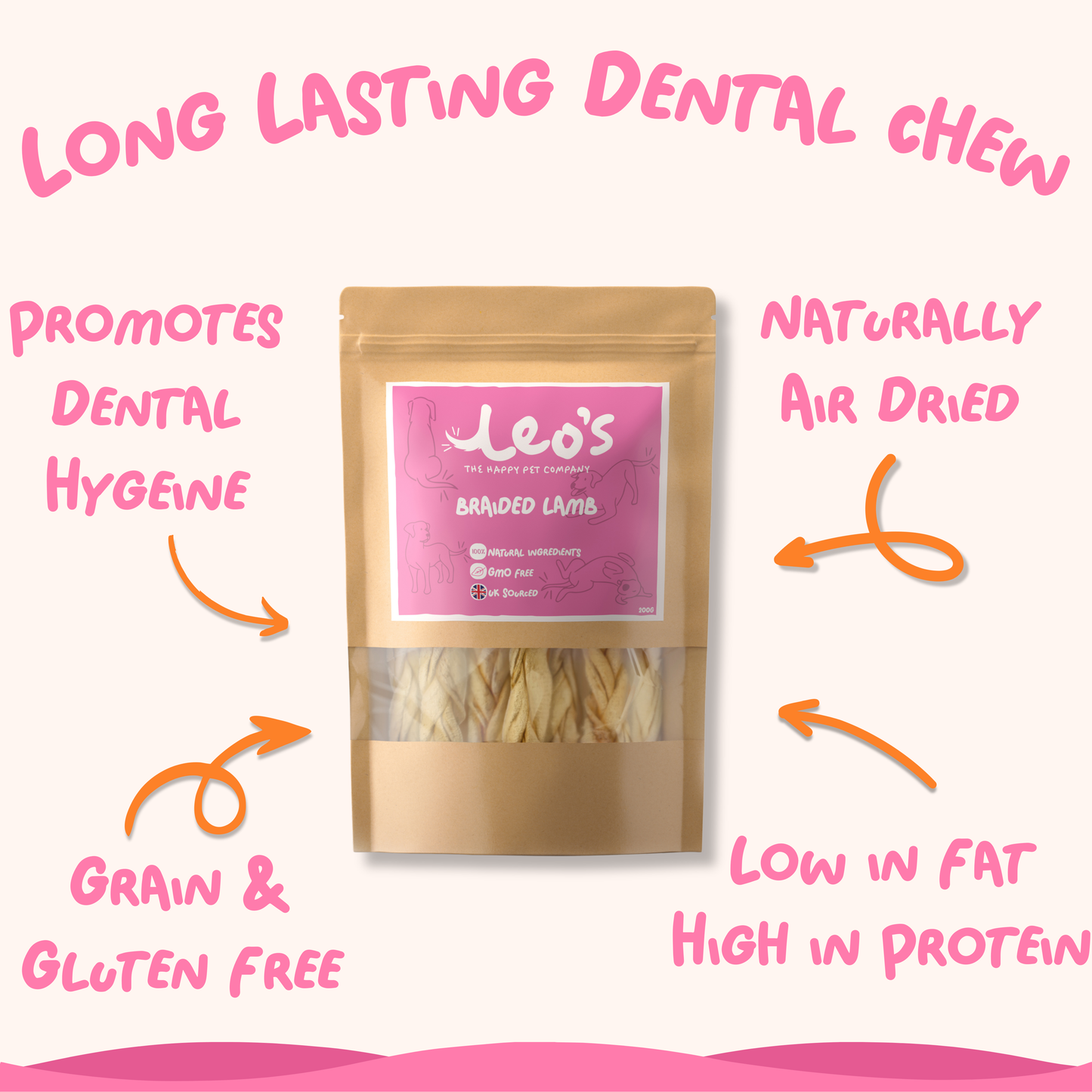 Braided Lamb (Thick) Chews