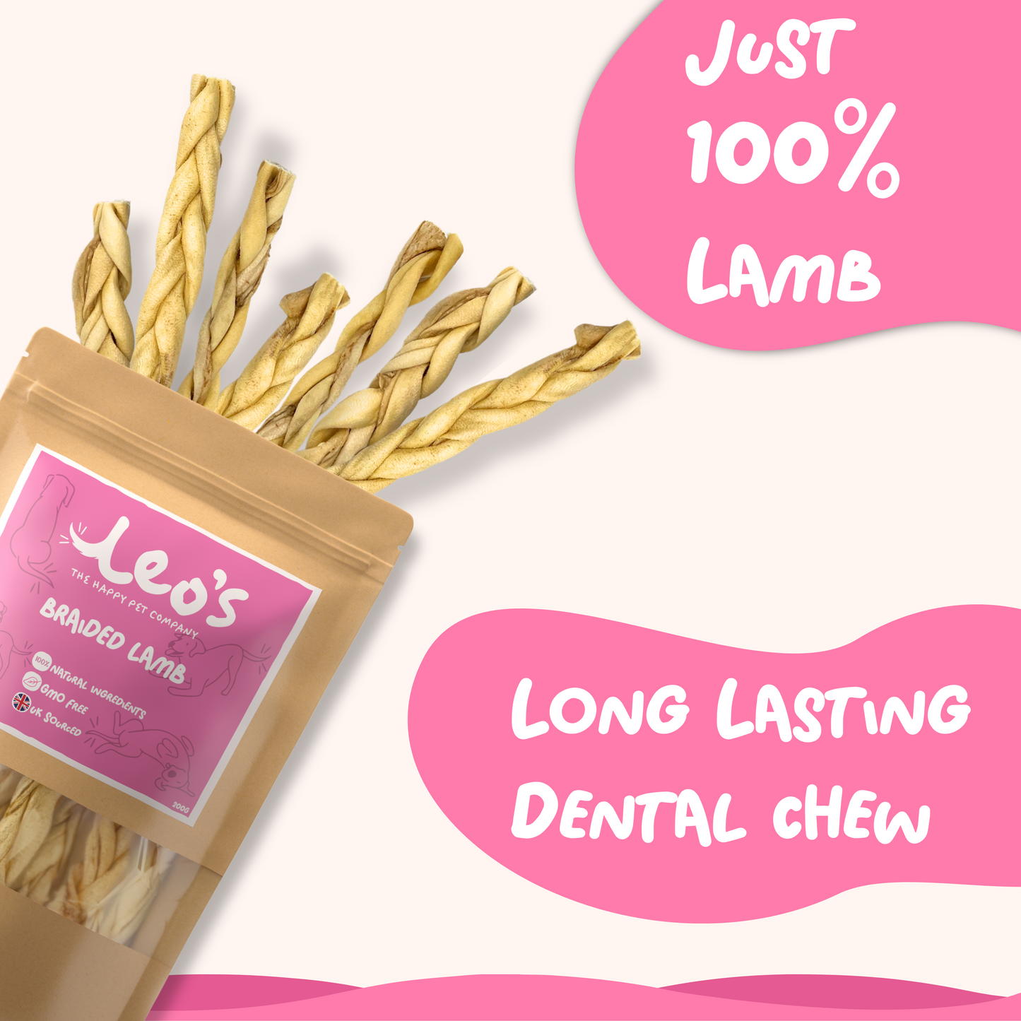 Braided Lamb (Thick) Chews