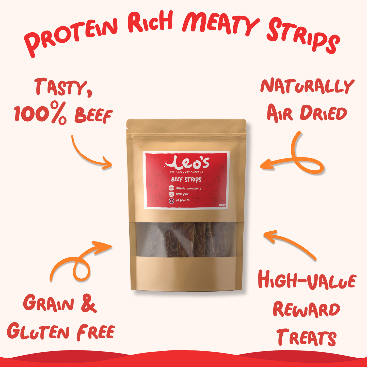 Beef Strip Training Treats